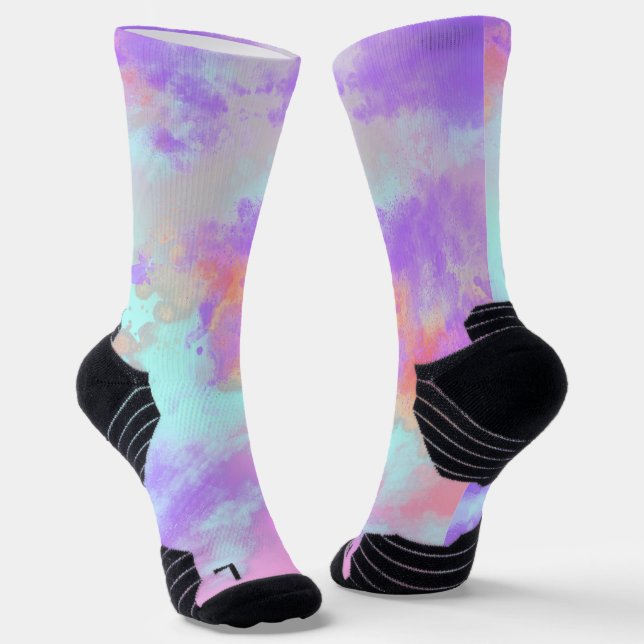 Chaussette Peinture arc-en-ciel (Angulaire)