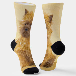 Chaussette Peinture de Cairn Terrier - Cute Original Chien Ar