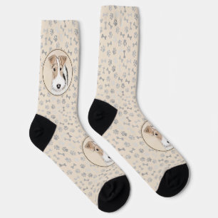 Chaussette Peinture de Terrier Fox à poil dur - Jolie œuvre d