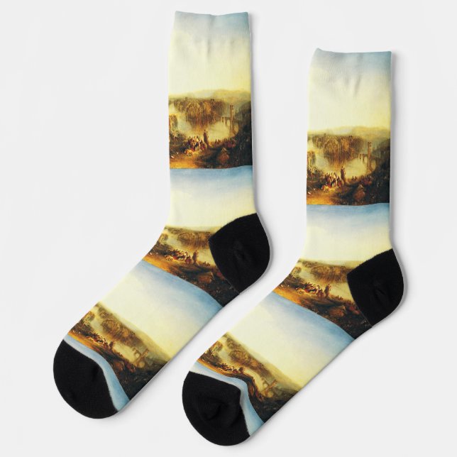 Chaussette Pèlerinage de Childe Harold par Joseph Turner (Gauche)