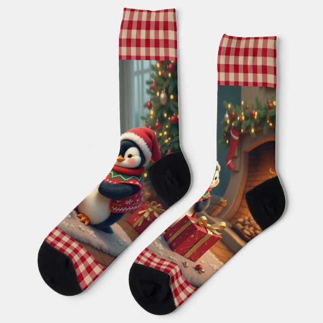 Chaussette Penguin de Christmas (Gauche)