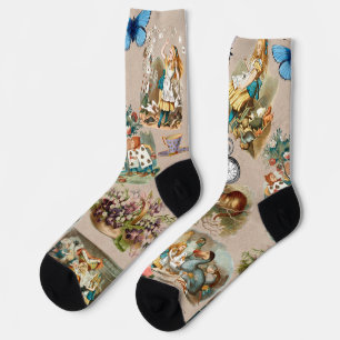 Chaussette Pépinière Alice Colorée Classique des années 1800
