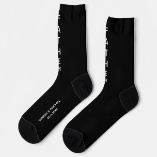 Chaussette Père mariage des Chaussettes noires Groom