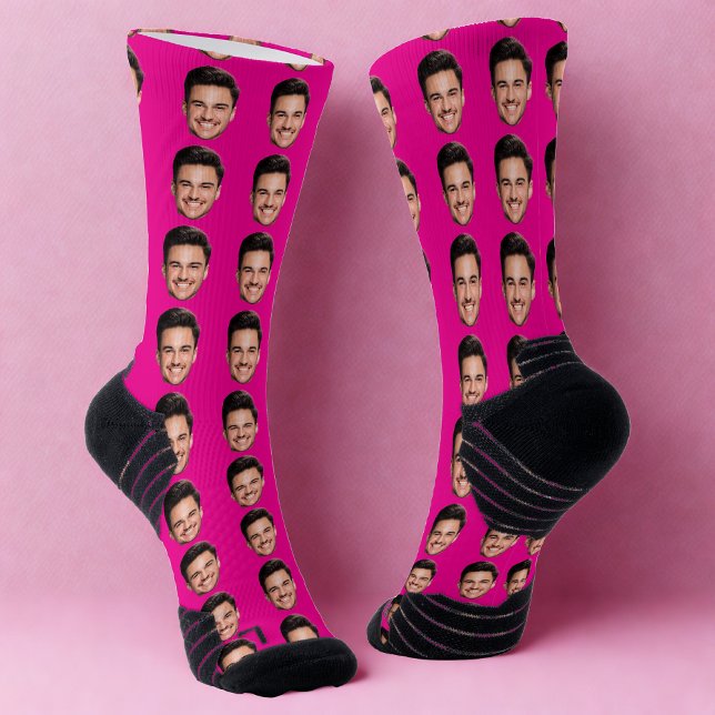 Chaussette Personalized Face Socks, Funny Gift with Your Face (Créateur téléchargé)