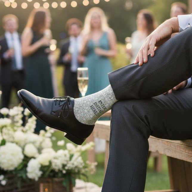 Chaussette Personalized Monogram Socks – Custom Men's Dress  (Créateur téléchargé)