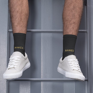 Chaussette Personnalisé avec le nom de famille ou le surnom
