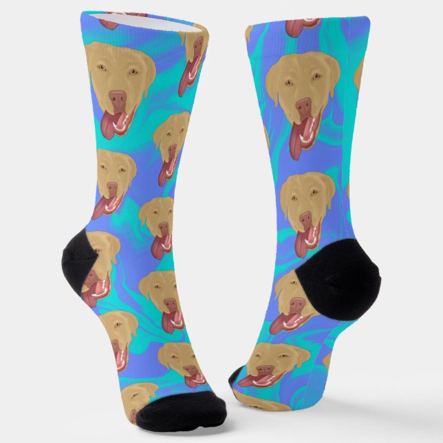 Chaussette Personnalisé Dudley Labrador (Angulaire)