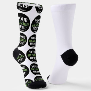 Chaussette personnalisé, unique, élégant et minimaliste kiss 