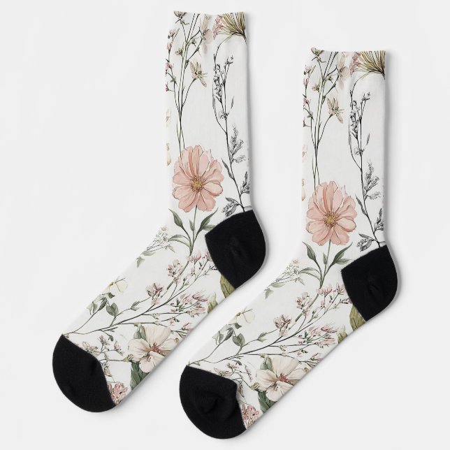 Chaussette Pétales Sereins (Gauche)