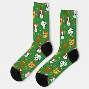 Chaussette Petit Chien Motif de Noël