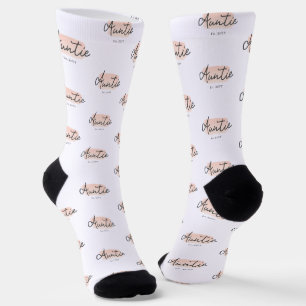 Chaussette Petite minuscule Bébé rose Brush Stroke Nouvelle t