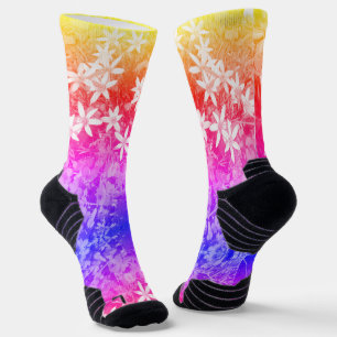 Chaussette Petites chaussettes de fleurs blanches