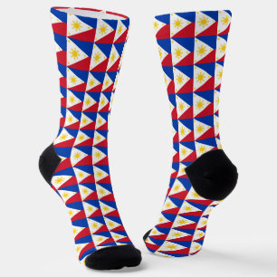 Chaussette Philippines Chaussettes, drapeau patriotique des P