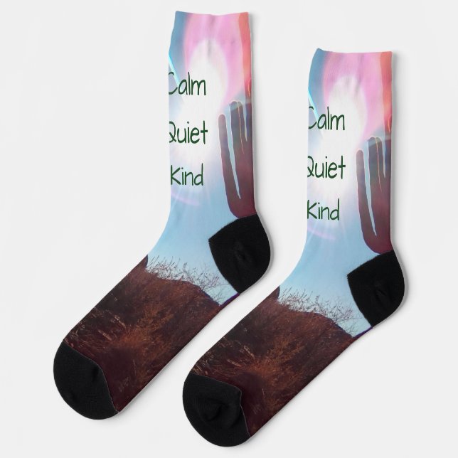 Chaussette philosophie du désert du sud-ouest (Gauche)