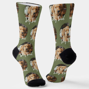 Chaussette Photo de chien papa animal de compagnie