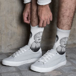 Chaussette Photo Et Message Personnalisés<br><div class="desc">Vous cherchez un cadeau unique et significatif pour la Fête des pères? Ne cherchez pas plus loin que ces chaussettes photo ludiques et tendance. Personnalisées avec les noms de vos enfants, ces chaussettes sont à la fois amusantes et fonctionnelles. De plus, vous pouvez facilement customiser les styles, les tailles et...</div>