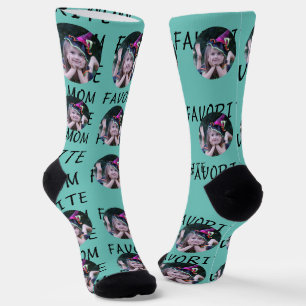 Chaussette Photo parfaite personnalisée pour la fête des mère