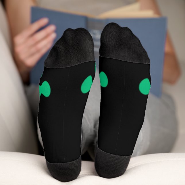 Chaussette Pied de grenouille verte drôle Pieds Chaussettes G (Fond)