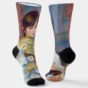 Chaussette Pierre-Auguste Renoir - Enfant au chat