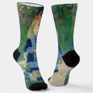Chaussette Pierre-Auguste Renoir - Une fille avec un arrosoir