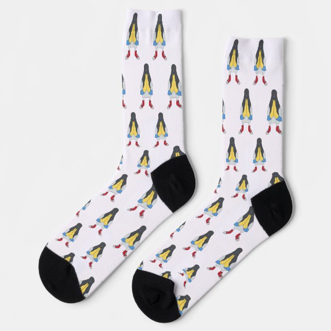 Chaussette Pigeon avec chaussures (Gauche)