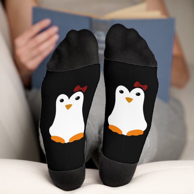 Chaussette Pingouin de Kawaii (Fond)