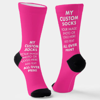 Chaussette PINK sur mesure sur toute impression Chaussettes P