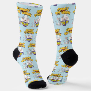 Chaussette Pinky et le cerveau Laboratoire