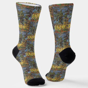Chaussette Pins de Van Gogh - Art de jardin classique