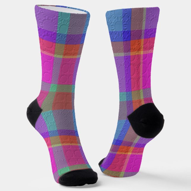 Chaussette  Plaid Décoratif (Angulaire)