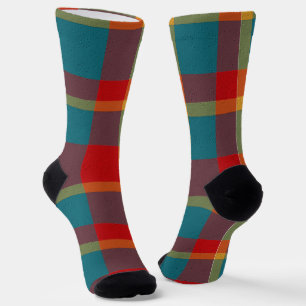 Chaussette Plaid Décoratif