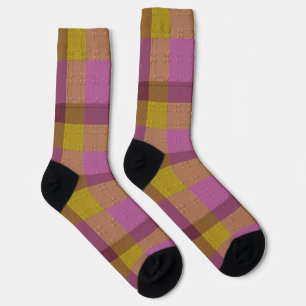 Chaussette  Plaid Décoratif