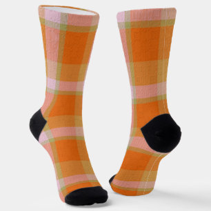 Chaussette Plaid Décoratif