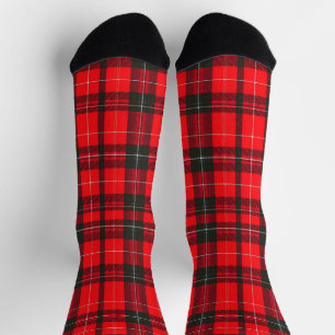 Chaussette Plaid Rouge traditionnel Tartan Collection tendanc