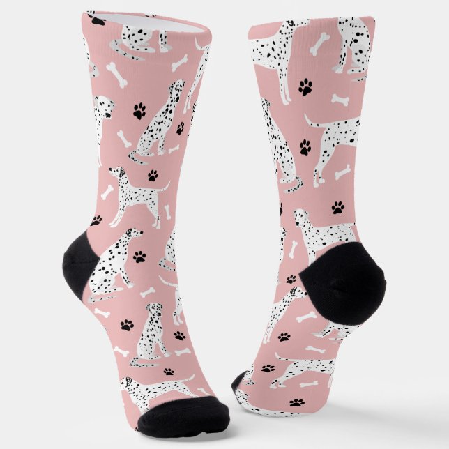 Chaussette Plaques dalmatiennes et soies osseuses (Angulaire)