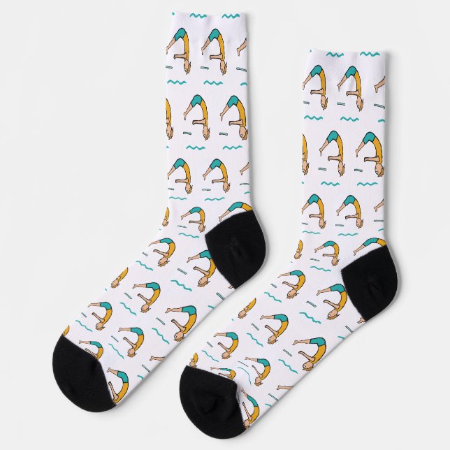 Chaussette Plongeon sur Tremplin (Gauche)