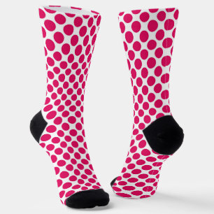 Chaussette Points rouges blancs