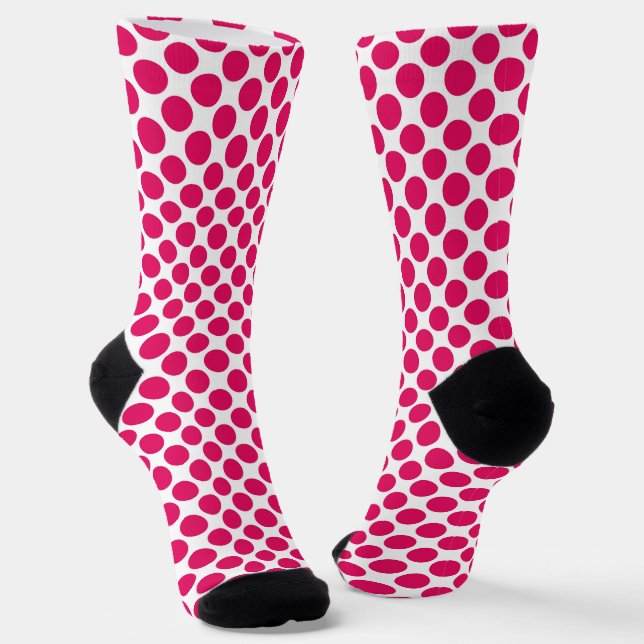 Chaussette Points rouges blancs (Angulaire)