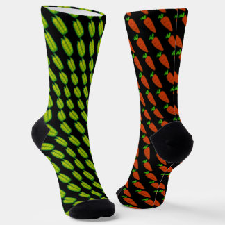 Chaussette Pois et carottes non assortis