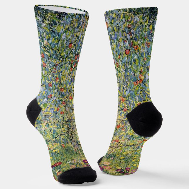 Chaussette Pommier par Gustav Klimt, Art Nouveau Vintage (Angulaire)