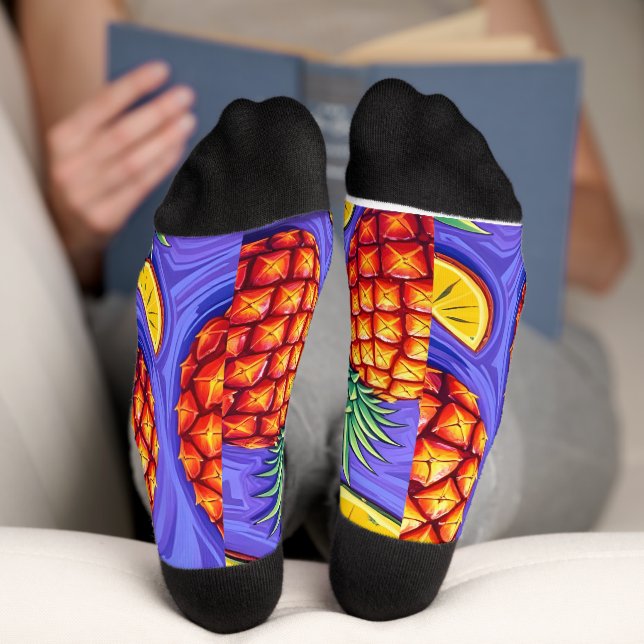 Chaussette Pop d'ananas - Pineapple Empire (Fond)