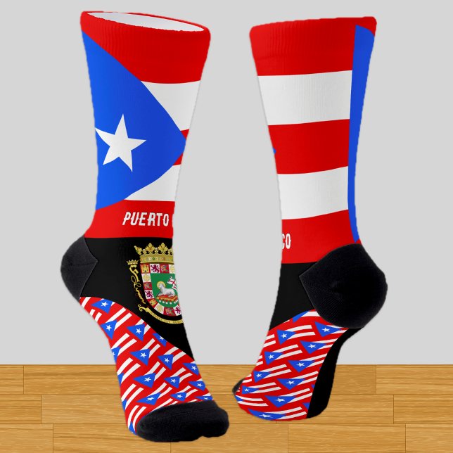 Chaussette Porto Rico, mode, drapeau portoricain, patriotique (Créateur téléchargé)