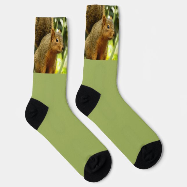Chaussette Portrait d'un écureuil (Droite)