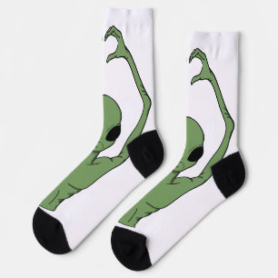 Chaussette Pose du cœur extraterrestre