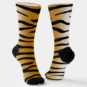 Chaussette Poster de animal amusant des pattes de tigre