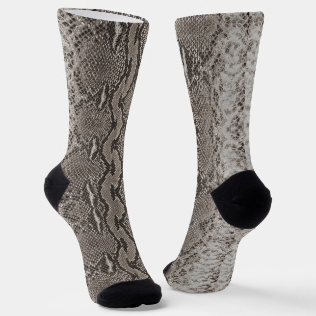 Chaussette Poster de animal Python Snake Skin (Angulaire)