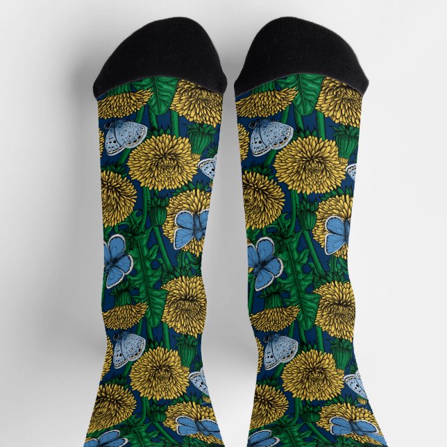 Chaussette Prairie de pissenlits (Haut)