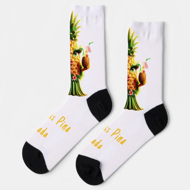 Chaussette Princess Pina Colada - Pineapple Empire (Gauche)