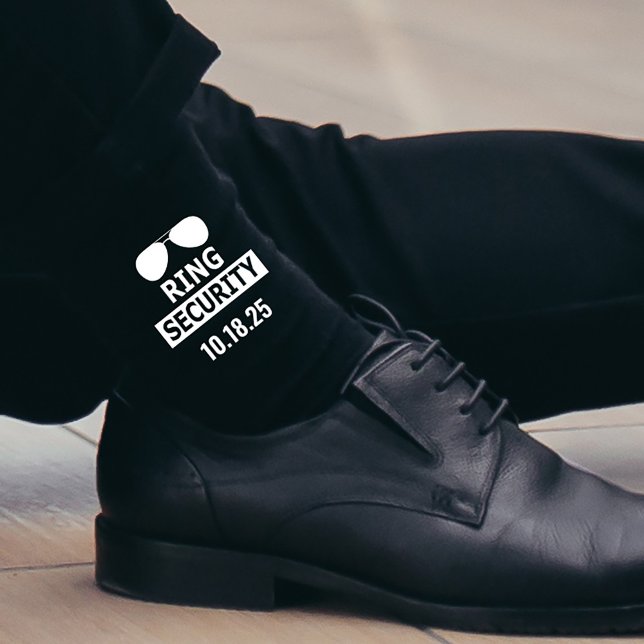 Chaussette Proposition personnalisée du porteur de bague de s (Créateur téléchargé)