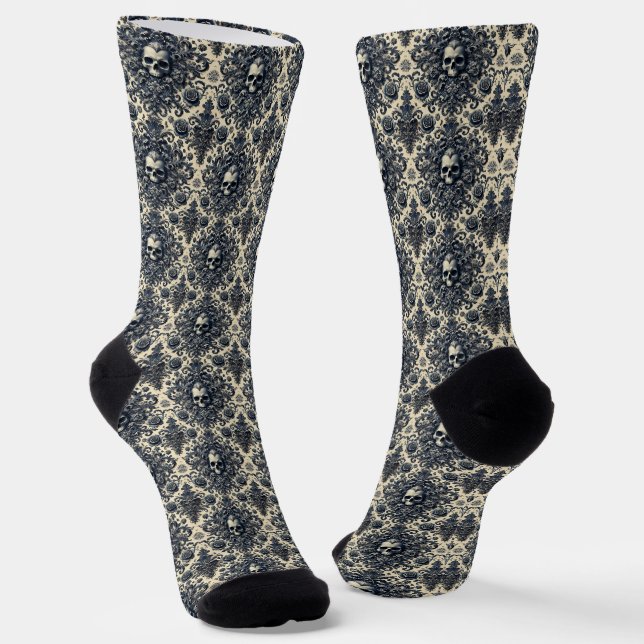 Chaussette Punk baroque - Délirium victorien gothique (Angulaire)